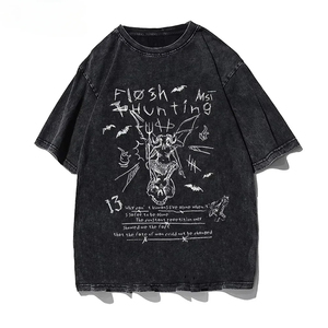 T-shirt en coton uni, impression de logo personnalisé, tissu doux et respirant, vêtements décontractés, fournisseur en gros - Product Image 4