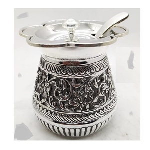 Bocaux de rangement en métal doré écologiques – Produit tendance – Articles de cuisine décoratifs pour la maison à prix raisonnable - Product Image 5