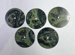 K Gems Dial-24 Nh35 Movement Natural Kambaba Jasper Green/<b>Black</b> 28.50mm Disc 1mm Thick Classic Elegant Vintage Luxury <b>Watch</b> - Product Image 2