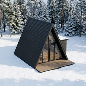 Villa Modular y Hotel Premium Meadow Brook Lodge, Estructura de Acero Ligero, <span class=keywords><strong>Casa</strong></span> en Forma de A, S350 35 - Product Image 5