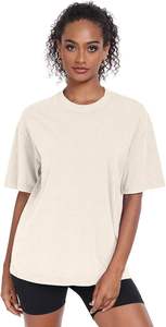 Camisetas Oversize para Mujer 2026: Novedad en Lavado Ácido Vintage, Algodón Casual, Servicio OEM de Logotipo y Diseño Personalizados - Product Image 6