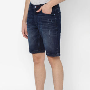 Pantalones Cortos de Verano Personalizados Estilo Urbano Vintage, Pantalones Cortos Holgados de Trabajo / Jorts de Moda para Hombre, Pantalones Cortos de Mezclilla Holgados para Hombre - Product Image 4