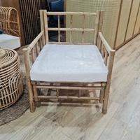 Chaise en rotin minimaliste de haute qualité pour la maison en plein air école Villa décor pour salon-Vente en gros