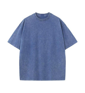 เสื้อยืดลำลองน้ำหนักเบาสำหรับบุรุษ ผ้าฝ้ายผสมเนื้อนุ่ม คอกลม แขนสั้น สไตล์ทันสมัย สวมใส่สบาย - Product Image 4