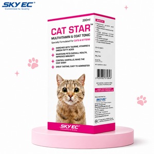 Tónico Nutricional Multivitamínico para Gatos y Gatitos Safe Cat Star Complete, 200 ml, para Todas las Razas y Edades, Superventas - Product Image 1