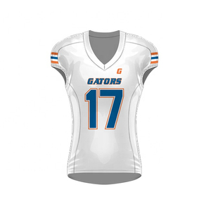Maillots de football américain respirants de dernière génération, grandes tailles, uniformes en gros, personnalisables, 100 % polyester, unisexes, sur mesure - Product Image 1