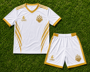 Ensemble de maillots de football personnalisés sublimés, uniforme de football pour hommes, vêtements de sport, chemise et short respirants, séchage rapide, kit d'entraînement d'équipe personnalisé - Product Image 6