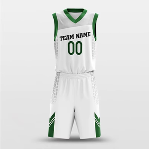 Ensemble d'uniformes de basketball personnalisés : maillot et short respirants en mesh pour l'entraînement sportif - Product Image 3