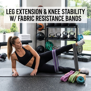 Long Strong Fit Hip Circle Loops Non Slip Elastic Fabric Long Hip Circle Booty Bands Workout Legs <b>Exercise</b> Booty Resistance Band - Product Image 2