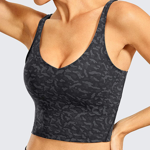 Soutien-gorge de sport respirant RIZNA ENTERPRISES pour femme, maintien élevé, compression, en Spandex/Nylon, impression par transfert thermique, amovible - Product Image 3