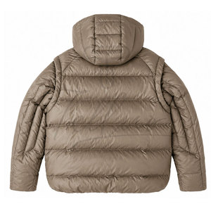 Chaquetas Acolchadas para Hombre al por Mayor, Chaquetas de Invierno para Exteriores con Logotipo Personalizado, Cuello Transpirable, Chaquetas Acolchadas con Capucha - Product Image 3