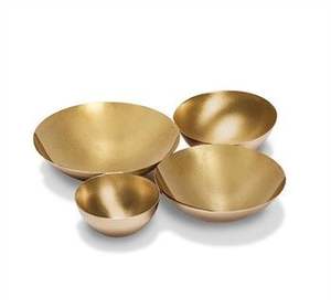 Cuenco de latón decorativo para servir, vajilla de cocina para servir frutas, aperitivos, ensaladas, frutos secos y comidas festivas. - Product Image 4