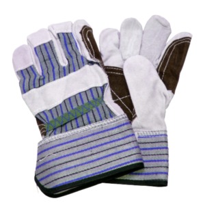 Guantes de Trabajo sin Dedos de Algodón Antideslizantes para Exteriores Unisex para Todas las Estaciones Diseño a Rayas Verde Blanco Rojo Gris - Product Image 6