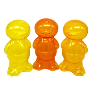 Cadeau drôle transparent d'économie de pièce de monnaie de tirelire de conception de singe de PVC en plastique - Product Image 4