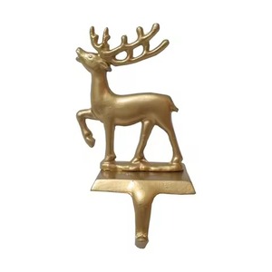 Luxury Festive <b>Stocking</b> Hook Metal Craft for Christmas Celebration Collections - Product Image 1