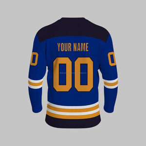 Camiseta de hockey sobre hielo transpirable Unisex OEM y ODM, ropa deportiva con logotipo personalizado para adultos, venta al por mayor, uniforme de hockey sobre hielo para hombres y mujeres - Product Image 5