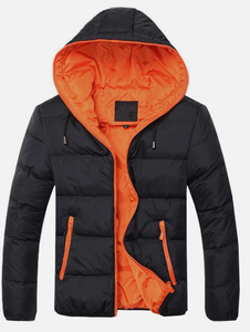 <b>Men</b> Winter Hooded Bubble <b>Jacket</b> Waterproof Quick Dry Breathable Lightweight <b>Warm</b> Quilted Casual Full Zip Regular Fit Outdoor - Product Image 2