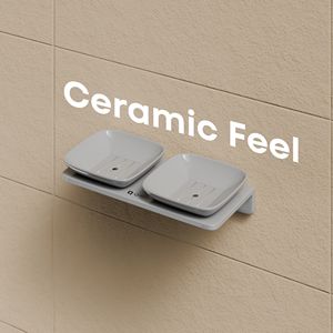 Porte-savon carré double flexible en silicone, auto-drainant, à double sens, pour comptoir de salle de bain et évier - Product Image 3