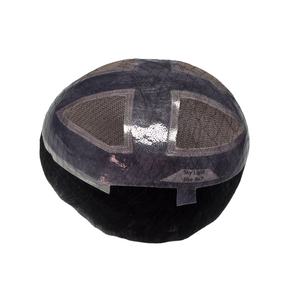 Perruque toupet en cheveux humains Remy indiens avec styles Yaki et Deep Wave, trame unique pour dentelle, toutes les couleurs - Product Image 1