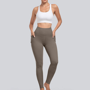Legging personnalisé pour femme, taille mi-haute élastique, vêtement de fitness, écologique, respirant, design ergonomique. - Product Image 5