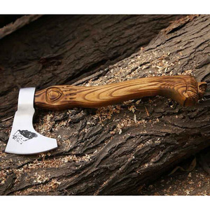 Hache de qualité supérieure avec lame en acier au carbone et manche en bois de frêne, outil de fendage de qualité DIY, hache en acier au carbone à vendre - Product Image 2