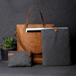 Sac fourre-tout vintage en cuir marron, sac à main rétro à bandoulière, fermeture éclair, grande capacité pour les voyages et le shopping - Product Image 6