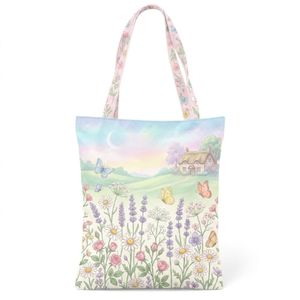Vintage Pink Rose Floral Printed Tote <b>Bags</b> Polyester Fabric Reusable High Quality Sublimated Tote <b>Bags</b> - Product Image 6