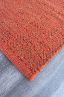20' Width Handmade Classic Woven Wool Hotel Carpet Rolls Broadloom Stair Wall-to-Wall Rugs for Hotels Offices Corridors PET