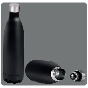 Bouteille d'eau en acier personnalisée avec impression pour usage promotionnel au bureau - Product Image 1