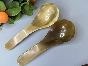 Cuillère de luxe en corne de buffle sculptée, très vendue, pour la cuisine et la maison - Product Image 5