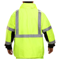 Vestes de sécurité haute visibilité respirantes personnalisées OEM & ODM, réfléchissantes, coupe-vent, pour le travail industriel en hiver