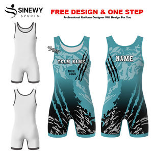 Combinaison de lutte unisexe pour la musculation, concevez votre propre combinaison de lutte personnalisée par sublimation pour hommes - Product Image 5