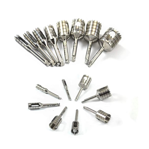 Kit de Trepanación Dental Manual, 8 Piezas, Juego de Fresas Quirúrgicas de Acero Inoxidable para Injertos Óseos e Implantes, con Soporte para Fresas Quirúrgicas - Product Image 3