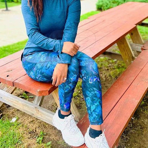 Leggings Sublimados con Logotipo Personalizado para Mujer, Material Elástico, Cómodos para Entrenamiento, Yoga y Fitness - Product Image 6