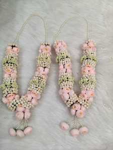 Varmala de mariage aux pivoines roses et aux bourgeons de jasmin - Product Image 1