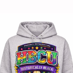 Hoodie personnalisé pour les universités et les collèges HBCU, look stylé, chaud, confortable, durable, professionnel. - Product Image 2