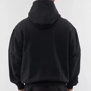 Sudadera con Capucha Estilo Británico para Hombre, Mezcla de Algodón Premium, Sudadera Informal de Estilo Urbano Británico, Corte Holgado - Product Image 3
