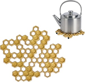 Décoration murale en fonte noire mate motif arbre, panneau en métal carré en relief avec boucle de suspension, dessous de plat en métal robuste pour cuisinière à gaz - Product Image 6