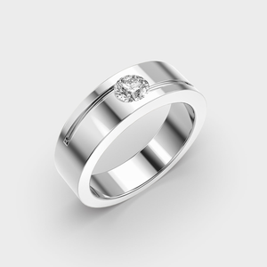 Anillo de Hombre de Plata de Ley 925 de Alta Calidad con Diamante Moissanita, Elegante Anillo de Boda, Joyería de Compromiso Brillante de Lujo para Hombre - Product Image 4