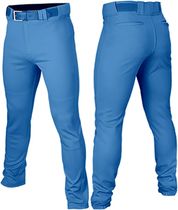 Pantalons de baseball personnalisés pour les tournois, respirants, à séchage rapide, avec passepoil, pour hommes adultes, prix abordable - Product Image 4