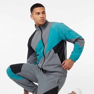 Conjunto Deportivo Personalizado para Hombre, Chaqueta Impermeable para Correr, Pantalones Deportivos Holgados, Estilo Urbano Vintage, Cortavientos - Product Image 6