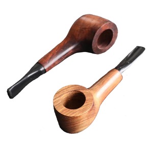 Pipa de Fumar de Madera Hecha a Mano, Pipa de Tabaco de Madera Rústica Vintage, Artículo de Colección Asequible, Pipa de Fumar de Madera Premium - Product Image 1