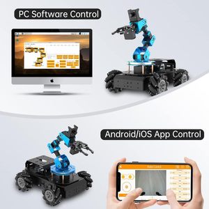 ชุดแขนหุ่นยนต์ Raspberry Pi AI พร้อมระบบ FPV Vision, แขน 6DOF และแชสซี Mecanum แบบ 4WD - Product Image 2