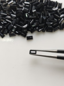 Onyx noir naturel 5x3MM taille baguette, pierres précieuses de qualité supérieure pour la fabrication de bijoux - Product Image 3