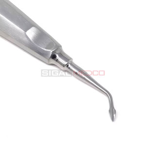 Premium Grade Dental Tooth Surgery Bernard Spade Concave Curved Root Tip Elevator, 60L Stainless Steel Dental Medic Instruments - Product Image 2