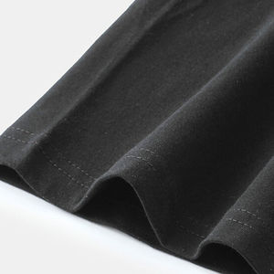 Camiseta de Hombre con Estampado de Fase Lunar Negra, Manga Corta, Cuello Redondo, Tejida, Estilo Casual Urbano, Logotipo Personalizado - Product Image 6