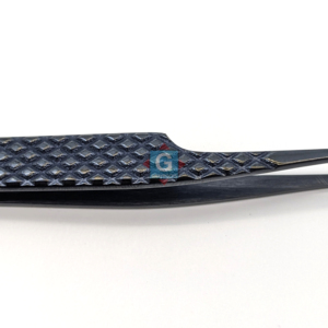 Eyelash Tweezers Thin Point Stainless Steel Anti-<b>slip</b> Handle Anti-Static Customizable Logo & Packaging - Product Image 4