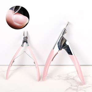 Professional <b>U</b>-shaped French-style <b>Nail</b> Clippers High-quality Curved Edge <b>Nail</b> Art Clippers 3-color <b>Nail</b> Tip Cutters - Product Image 1