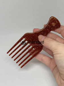 Peine de Resina Ecológico de Estilo Hada de Tradebyd, Herramienta Elegante para el Cuidado del Cabello, para Cabello Grueso, Rizado, Liso y Ondulado - Product Image 3