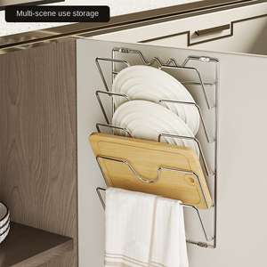 Estante de Almacenamiento Eficiente para la Organización del Hogar Inteligente |   Organizador de Estantes Metálicos de Múltiples Niveles - Product Image 2